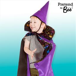 Kids Wizard Cloak & Hat Dress-up Outfit Thumb IMG