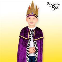 Kids Kings Cloak dress-up outfit Small IMG 3/7