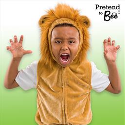 Kids Lion zip-up costume animal theme for 3/7 Years Thumb IMG