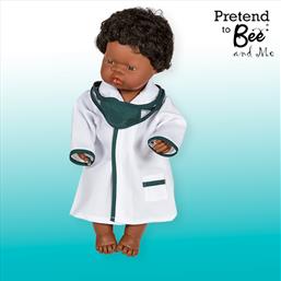 Kids Doll dress-up doctors outfit Thumb