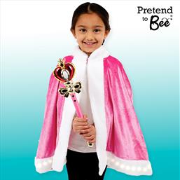 Kids Pink Light Up cape for 3/7 Years Small IMG