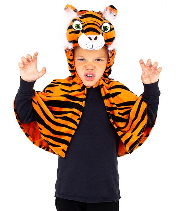 Tiger Dress-up Cape 'Hear me Growl'