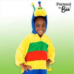 Kids caterpillar dress-up onesie outfit Thumb