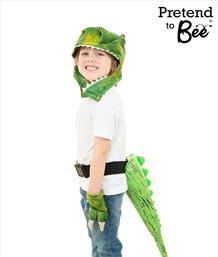 Dinosaur Hat Gloves & Tail Set for kids Thumb IMG