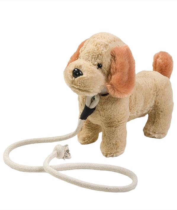 Plush Puppy Dog with Lead 'My Best Friend'
