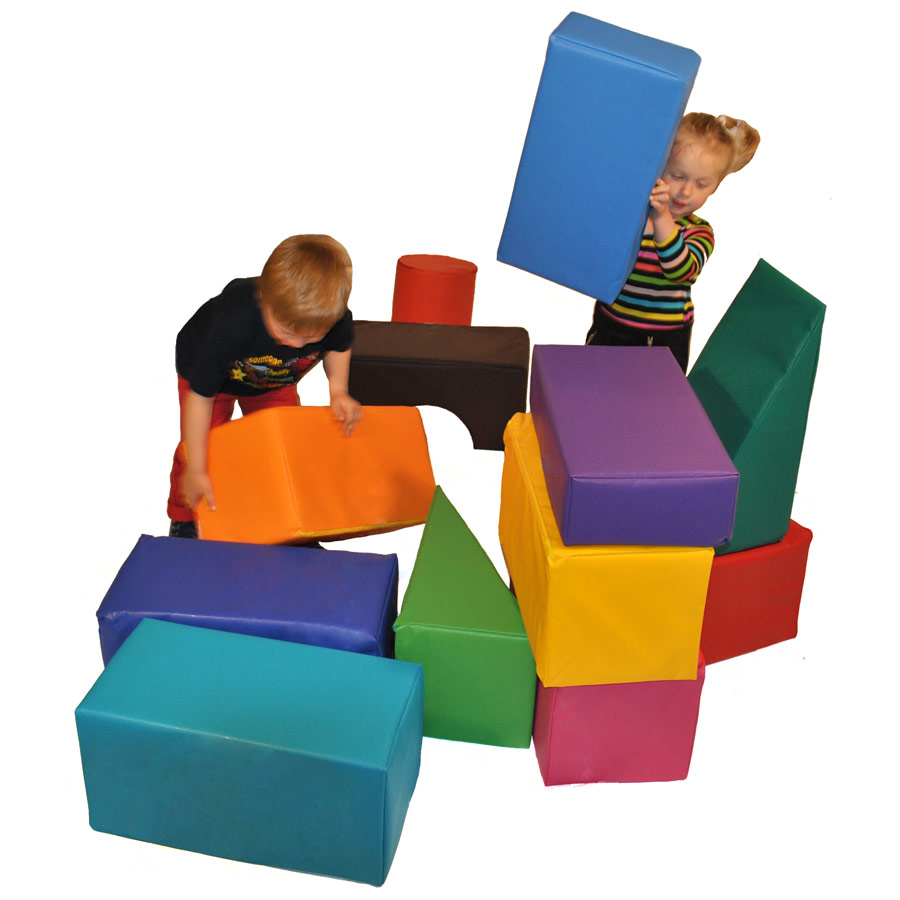 Standard softplay construction set for kids - 13 pieces - Thumb IMG