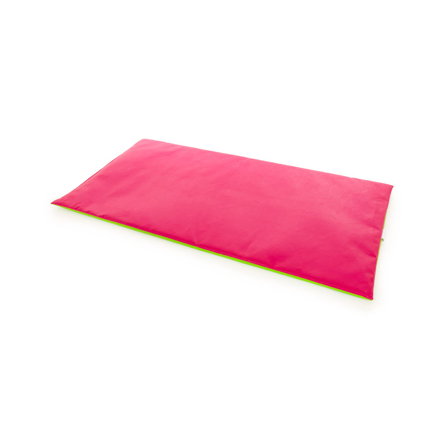 Baby curved premium sleeping mat in Fuschia/Lime Thumb IMG