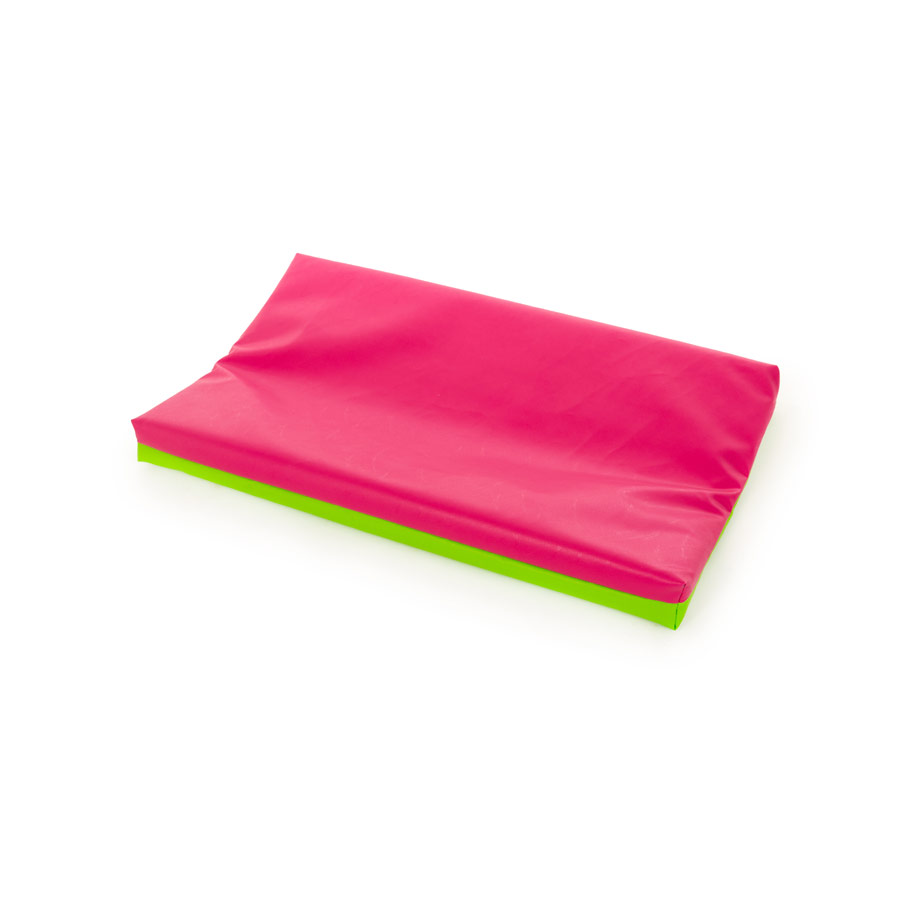 Baby curved premium changing mat in Fuschia/Lime Thumb IMG