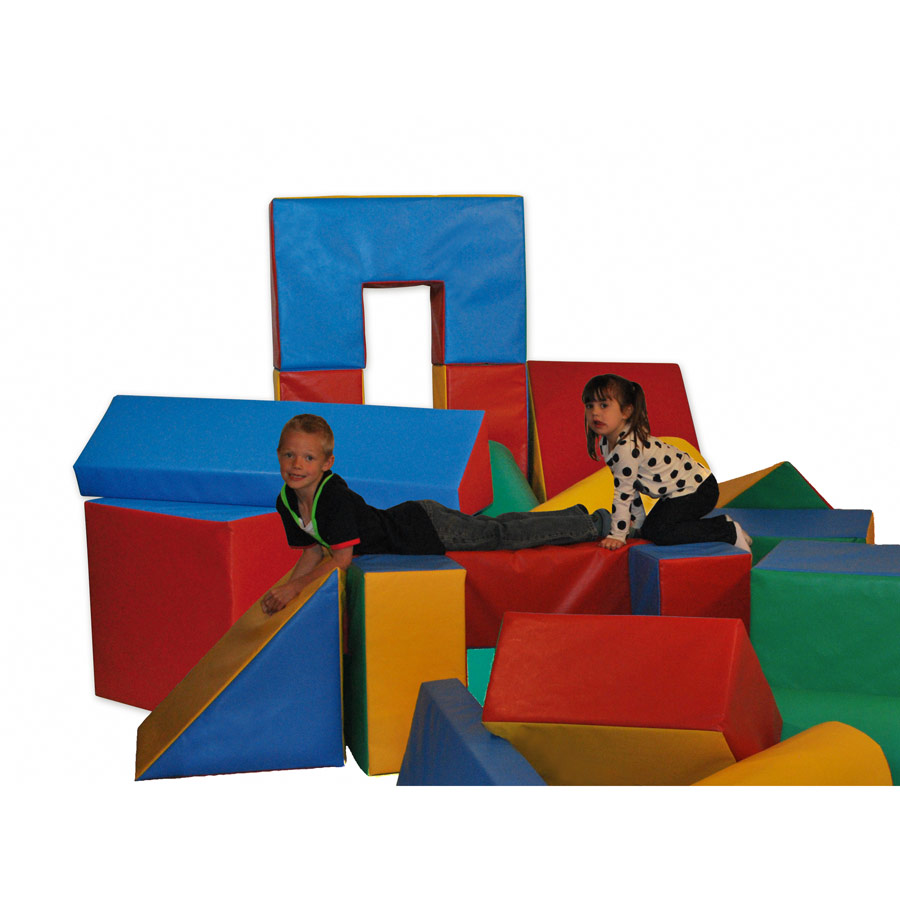 Giant softplay construction set for kids - 11 pieces - Thumb IMG