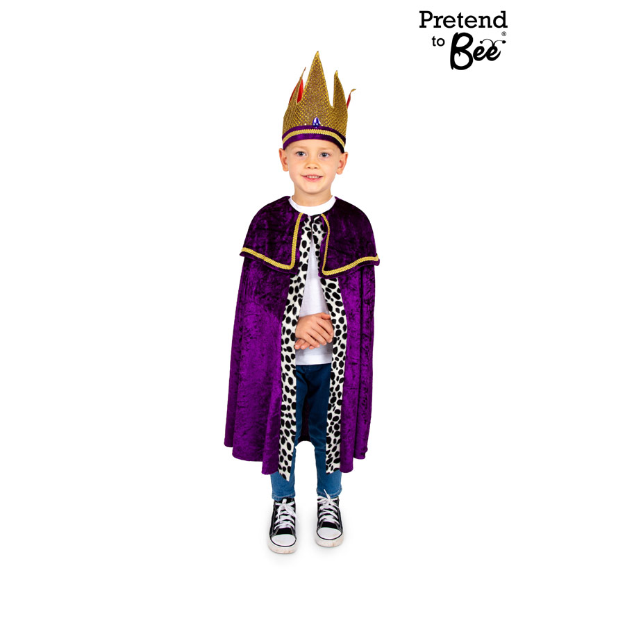 Kids Kings Cloak dress-up outfit Small IMG 3/7