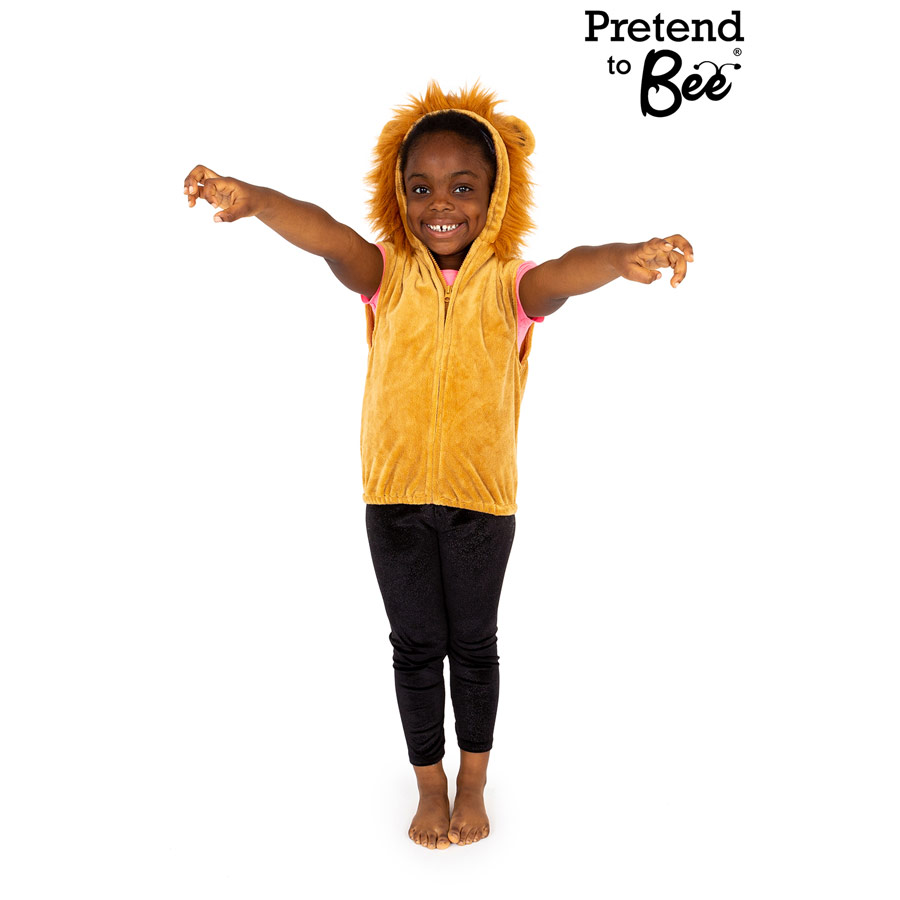 Kids Lion zip-up costume animal theme for 3/7 Years Thumb IMG
