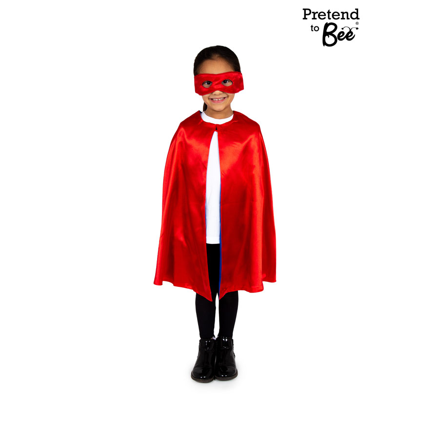 Kids Superhero Cape & Mask Dress-up Small IMG3