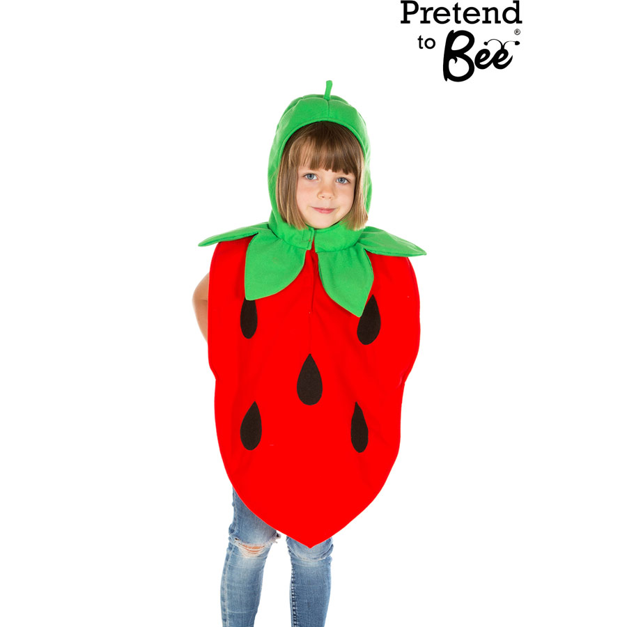 Kids Strawberry Tabard dress-up costume Small IMG