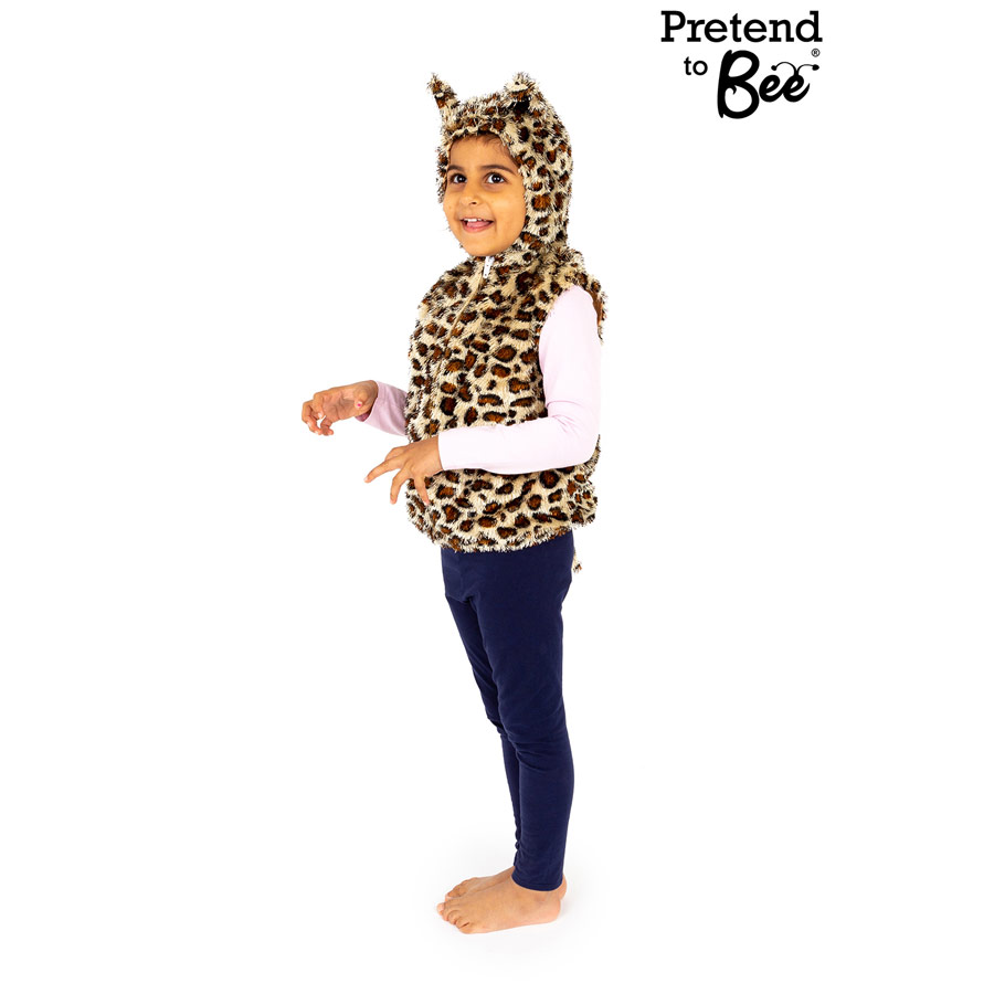 Kids leopard Animal zip-up top for 3/7 years Thumb IMG