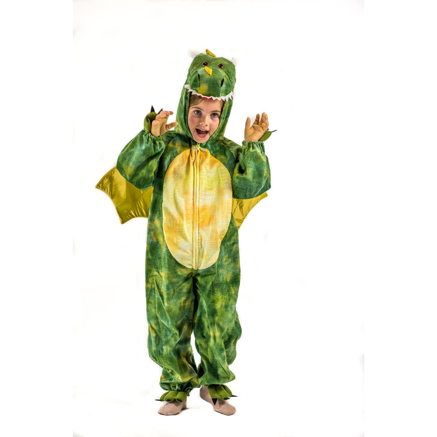 Green Dragon Costume for kids 3/5 Years Thumb IMG