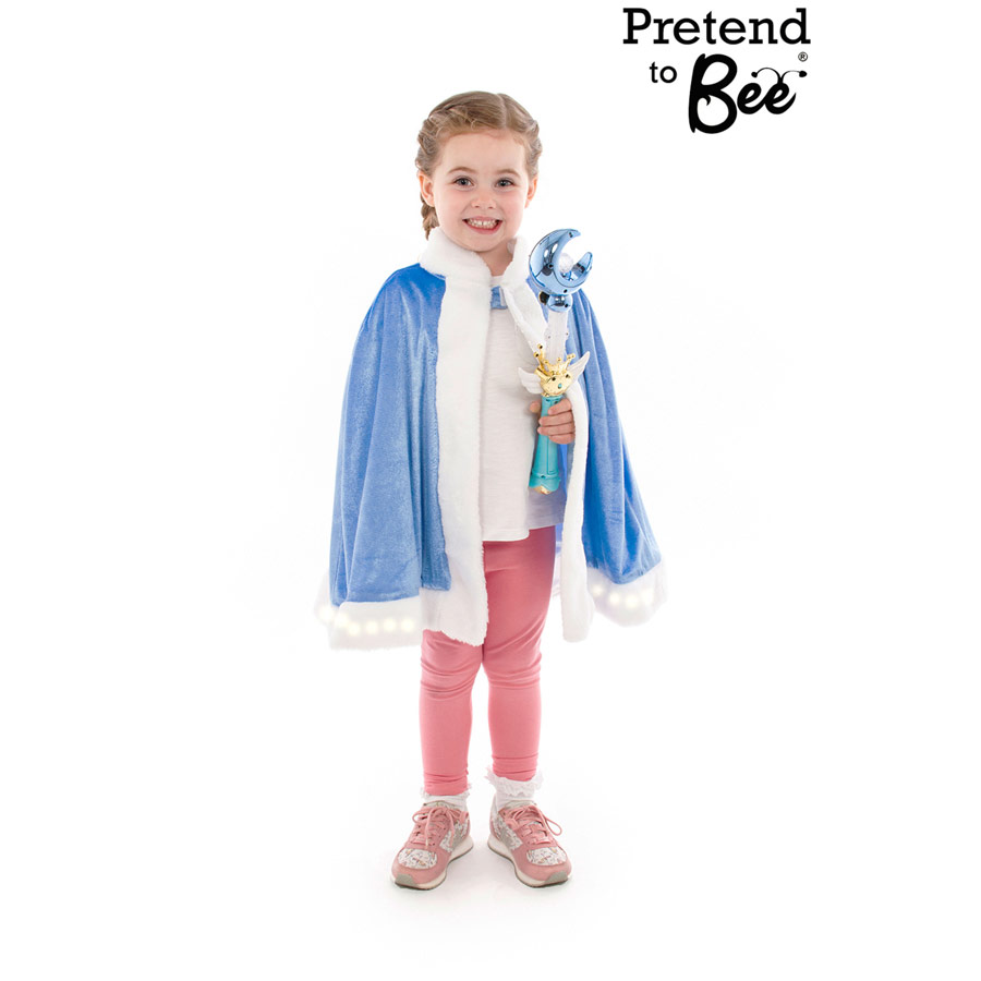 Kids Blue Light Up cape for 3/7 Years Thumb IMG