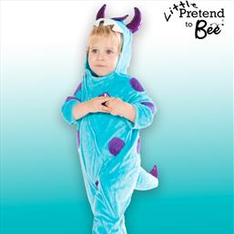 Toddler Blue Monster Onesie dress-up for Ages 6/12 Thumb IMG